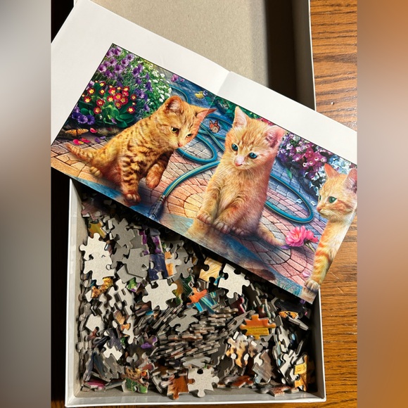 Buffalo David Bitton Cats Reflection Puzzle - 750 Pieces - Picture 2 of 3